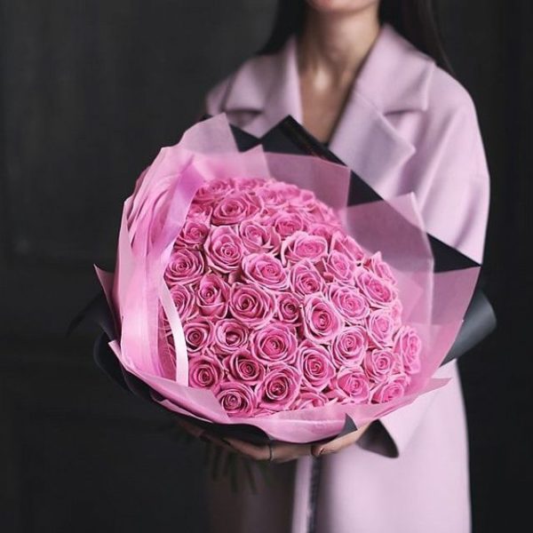 розовые розы Красноярск